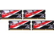 G.SKILL Ripjaws 32GB (4 x 8G) 204-Pin DDR3 SO-DIMM DDR3L 1333 (PC3L 10600) Laptop Memory Model F3-1333C9Q-32GRSL G.SKILL Ripjaws 32GB (4 x 8G) 204-Pin DDR3 SO-DIMM DDR3L 1333 (PC3L 10600) Laptop Memory Model F3-1333C9Q-32GRSL