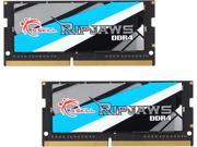 G.SKILL Ripjaws Series 16GB 2 x 8G 260 Pin DDR4 SO DIMM DDR4 2133 PC4 17000 Laptop Memory Model F4 2133C15D 16GRS