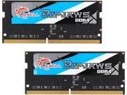 G.SKILL Ripjaws Series 8GB 2 x 4GB 260 Pin DDR4 SO DIMM DDR4 2400 PC4 19200 Laptop Memory Model F4 2400C16D 8GRS