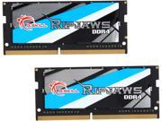 G.SKILL Ripjaws Series 16GB 2 x 8G 260 Pin DDR4 SO DIMM DDR4 2666 PC4 21300 Laptop Memory Model F4 2666C18D 16GRS