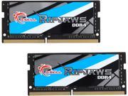 G.SKILL Ripjaws Series 32GB 2 x 16G 260 Pin DDR4 SO DIMM DDR4 2800 PC4 22400 Laptop Memory Model F4 2800C18D 32GRS
