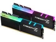 G.SKILL TridentZ RGB Series 16GB 2 x 8GB 288 Pin DDR4 SDRAM DDR4 4133 PC4 33000 Desktop Memory Model F4 4133C19D 16GTZR