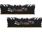 G.SKILL Flare X Series 16GB 2 x 8GB 288 Pin DDR4 SDRAM DDR4 2400 PC4 19200 AMD X370 B350 A320 Desktop Memory Model F4 2400C17D 16GFX