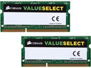 CORSAIR ValueSelect 8GB 2 x 4GB 204 Pin DDR3 SO DIMM DDR3 1066 PC3 8500 Laptop Memory Model CM3X8GSDKIT1066 G