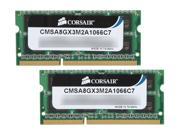 CORSAIR 8GB 2 x 4GB 204 Pin DDR3 SO DIMM DDR3 1066 PC3 8500 Memory for Apple Model CMSA8GX3M2A1066C7