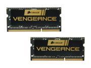 CORSAIR Vengeance 8GB 2 x 4GB 204 Pin DDR3 SO DIMM DDR3 1600 PC3 12800 Laptop Memory Model CMSX8GX3M2A1600C9