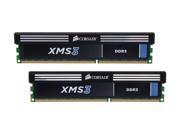 CORSAIR XMS3 8GB 2 x 4GB 240 Pin DDR3 SDRAM DDR3 1600 PC3 12800 Desktop Memory Model CMX8GX3M2A1600C11