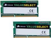CORSAIR ValueSelect 8GB 2 x 4GB 204 Pin DDR3 SO DIMM DDR3L 1600 PC3L 12800 Laptop Memory Model CMSO8GX3M2C1600C11