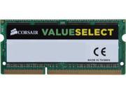 CORSAIR ValueSelect 8GB 204 Pin DDR3 SO DIMM DDR3L 1333 PC3L 10600 Laptop Memory Model CMSO8GX3M1C1333C9