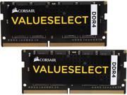 CORSAIR ValueSelect 16GB 2 x 8G 260 Pin DDR4 SO DIMM DDR4 2133 PC4 17000 Laptop Memory Model CMSO16GX4M2A2133C15