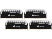CORSAIR Dominator Platinum 64GB 4 x 16GB 288 Pin DDR4 SDRAM DDR4 2666 PC4 21300 Desktop Memory Model CMD64GX4M4A2666C15