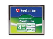 Verbatim Premium 4GB Compact Flash CF Flash Card Model 95500