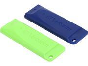 Verbatim Store n Go 32GB USB Flash Drive Pack of 2 Blue Green