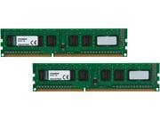 Kingston 8GB 2 x 4GB 240 Pin DDR3 SDRAM DDR3 1333 Desktop Memory Model KVR13N9S8HK2 8
