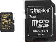 Kingston 16GB microSDHC Flash Card With Adapter Model SDCA10 16GB