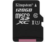 Kingston 128GB MicroSDXC UHS I U1 Class 10 Memory Card SDC10G2 128GBSP