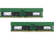 Kingston ValueRAM 32GB 2 x 16GB DDR4 2133 RAM Server Memory ECC DIMM 288 Pin KVR21E15D8K2 32I Intel Validated