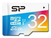 Silicon Power 32GB Elite microSDHC UHS I U1 Class 10 Memory Card with Adapter Speed Up to 85MB s SP032GBSTHBU1V20NE