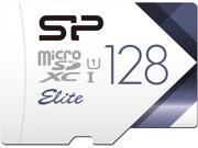 Silicon Power 128GB Read Up To 75MB s Elite microSDXC UHS 1 Memory Card with Adapter SP128GBSTXBU1V20BS