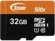 Team 32GB microSDHC UHS I U1 Class 10 Memory Card with Adapter Speed Up to 80MB s TUSDH32GUHS03
