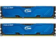 Team Vulcan 8GB 2 x 4GB DDR3 1600 PC3 12800 Desktop Memory Model TLBED38G1600HC9DC01