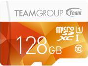 Team Group 128GB Color microSDXC UHS I U1 Class 10 Memory Card with Adapter Speed Up to 80MB s TCUSDX128GUHS42
