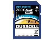 Duracell 16GB Secure Digital High Capacity SDHC Memory Flash Memory