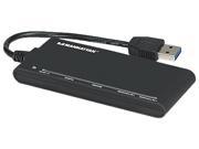 Manhattan Super Speed USB External Card Reader Writer 62 in 1 Black