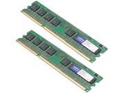 AddOn Memory Upgrades 4GB 2 x 2GB 240 Pin DDR2 SDRAM DDR2 800 PC2 6400 Memory Model DDR2800KIT 4G