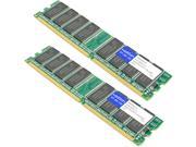AddOn 2GB 2 x 1GB 184 Pin DDR SDRAM DDR 400 PC 3200 Memory for Apple Model M9654G A AA