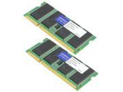 AddOn Memory Upgrades 4GB 2 x 2GB 200 Pin DDR2 SO DIMM Dual Rank Memory