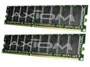 Axiom 2GB 2 x 1GB 184 Pin DDR SDRAM DDR 333 PC 2700 Desktop Memory Model AXG09170182 2