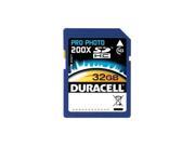Duracell 32GB Secure Digital High Capacity SDHC Flash Card Model DU SD1032G C