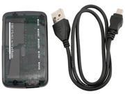 INSTEN 1042702 USB 2.0 Mini All in 1 Memory Card Reader Smoke Compatible