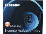 QNAP LIC CAM NAS 3CH 3 Camera License Activation Key for Surveillance Station Pro for QNAP NAS