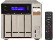 QNAP TVS 473 64G US 4 bay NAS iSCSI IP SAN AMD R Series Quad core 2.1 GHz 64GB RAM 10G ready