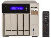 QNAP TVS 473 16G US 4 bay NAS iSCSI IP SAN AMD R Series Quad core 2.1 GHz 16GB RAM 10G ready
