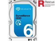 Seagate Surveillance HDD ST6000VX0011 6TB 128MB Cache SATA 6.0Gb/s Internal Hard Drive + Rescue Data Recovery Services Seagate Surveillance HDD ST6000VX0011 6TB 128MB Cache SATA 6.0Gb/s Internal Hard Drive + Rescue Data Recovery Services
