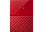 WD 3TB My Passport Portable Hard Drive USB 3.0 Model WDBYFT0030BRD WESN Red