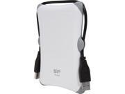 Silicon Power 1TB Armor Shockproof Portable Hard Drive USB 3.0 Model SP010TBPHDA30S3W White