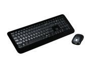 Microsoft Desktop 800 2LF 00001 Black RF Wireless Keyboard Mouse
