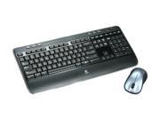 Logitech MK520 2.4GHz Wireless Keyboard and Mouse Combo - Black