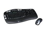 Logitech MK550 2.4Ghz Wireless Wave Keyboard and Mouse Combo Black