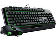 Devastator II LED Gaming Keyboard and Mouse Combo Bundle with Green LED Edition by Cooler Master
