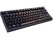 MasterKeys Pro S Mechanical Keyboard with Intelligent RGB Cherry MX Blue Switches Multiple Lighting Modes and 80% Layout