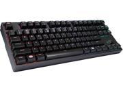 MasterKeys Pro S Mechanical Keyboard with Intelligent RGB Cherry MX Red Switches Multiple Lighting Modes and 80% Layout