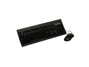 KeyTronic KT800P2M Black Wired Keyboard and Mouse