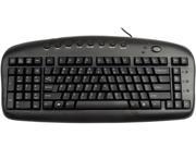 A4tech Ergonomic KBS 29 Left Handed Keyboard Black