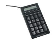 Kensington K72274US Black Keypad Calculator Notebook Keypad Calculator with USB Hub