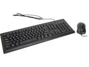 Kensington K72436AM Black Wired Keyboard for Life Desktop Set